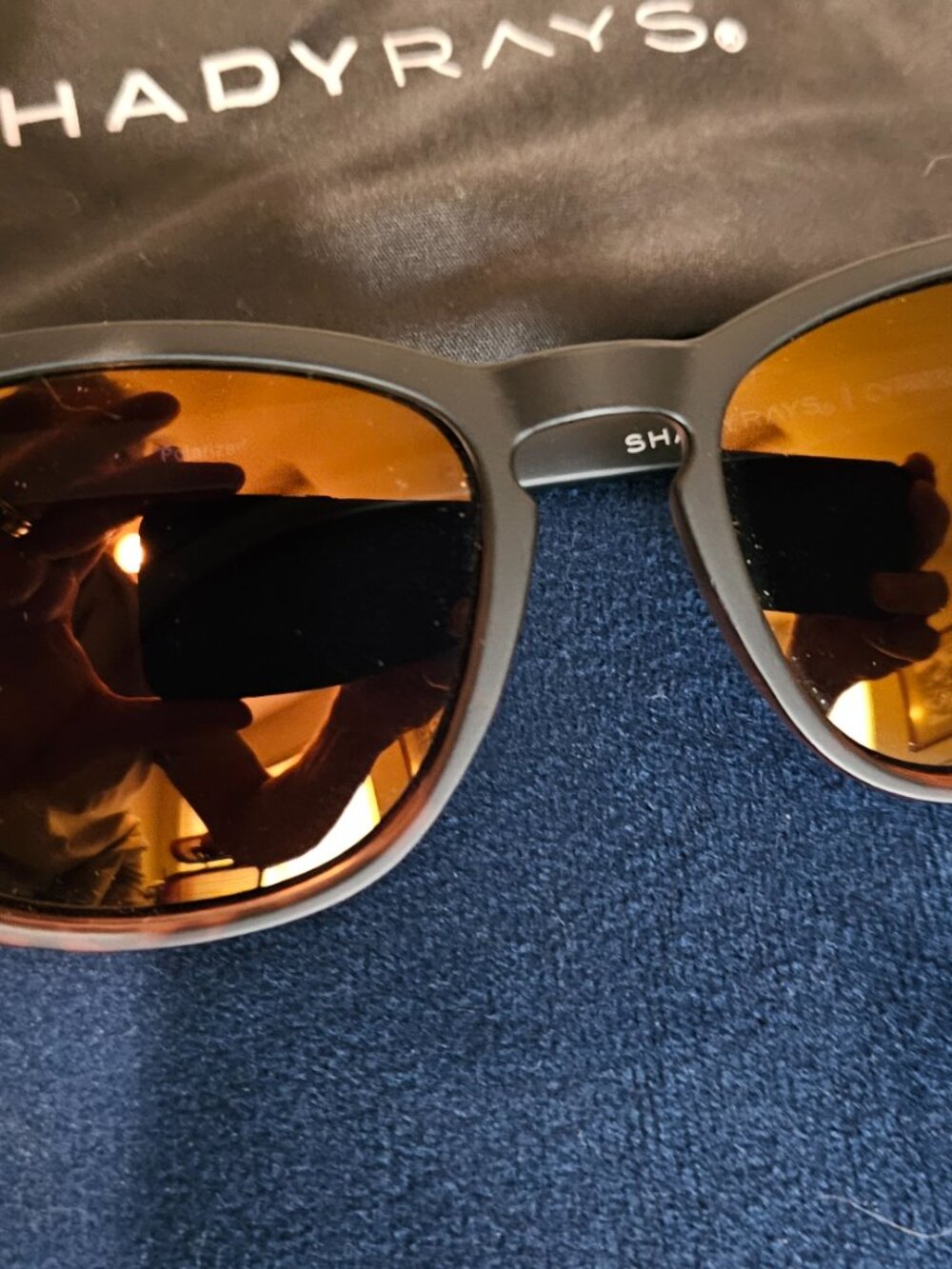 Shady Rays Cypress AU-6 Dusk Sunglasses Black with Grey Tint Lens {#811-3} - Picture 2 of 9